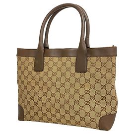 Gucci Shopper-Bag aus braunem Canvas