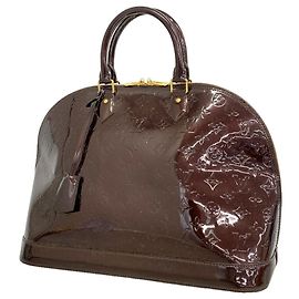 Sac à main Louis Vuitton Alma GM Vernis