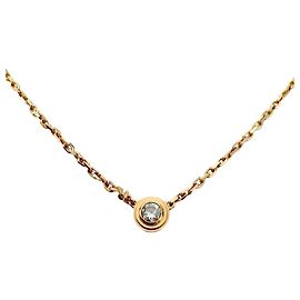 Collar Cartier Damour XS en oro rosa 18K