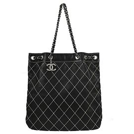 Chanel Surpique Chain Quilted Leather Medium