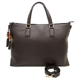 Gucci Bamboo 2-Way Tote Bag mit Fransen und Quasten