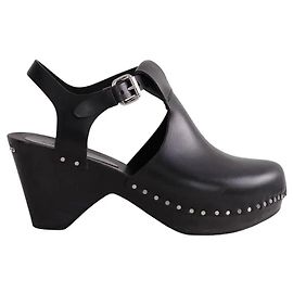 Zoccoli Minimals Isabel Marant in pelle nera