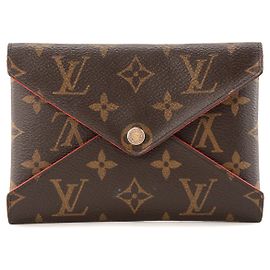 LOUIS VUITTON - Pochette Kirigami MM Louis Vuitton en toile enduite monogrammée