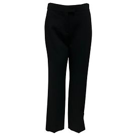 Altuzarra Black Tailored Crepe Trousers