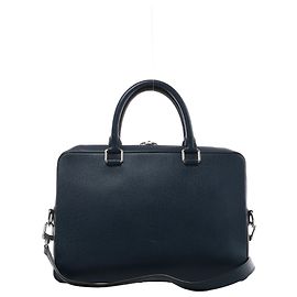 Louis Vuitton Porte-Documents Business MM Taiga Leather 2Way Handbag em Navy Blue M30645