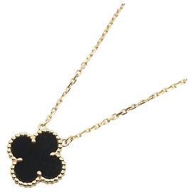 Collana Van Cleef & Arpels Vintage Alhambra Onyx