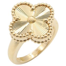 Anillo Van Cleef & Arpels Vintage Alhambra Guilloché