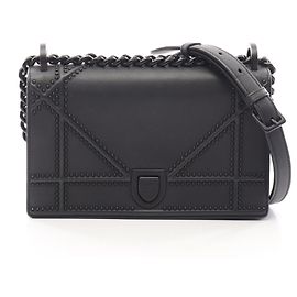 Borsa a tracolla piccola Diorama con borchie Christian Dior