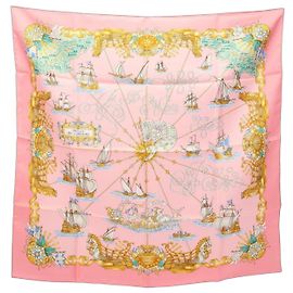Hermès Hermes Carre 90 VOILES DE LUMIERE Silk Scarf