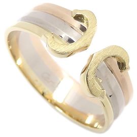 Anello Cartier 2C in oro tricolore 18K