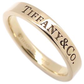 Autre Marque Anello a fascia piatta Tiffany & Co. in oro rosa 18K