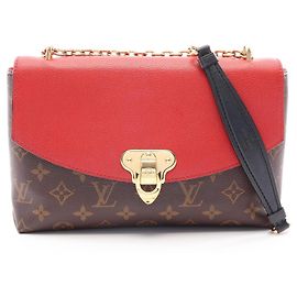 Borsa a tracolla Louis Vuitton Saint Placido Monogram Cerise