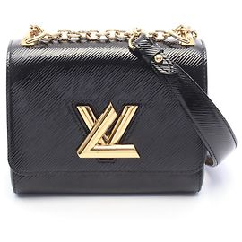 Borsa a tracolla Louis Vuitton Twist PM Epi Electric Noir
