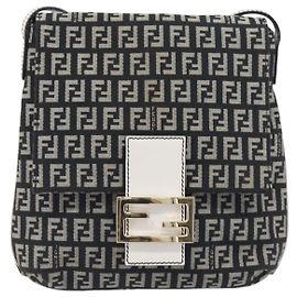 Fendi Vintage Flap Zucchino Canvas Small