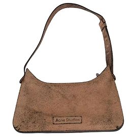 Acne Studios Schultertasche aus braunem Leder