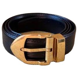 Cintura in pelle Epi nera Louis Vuitton
