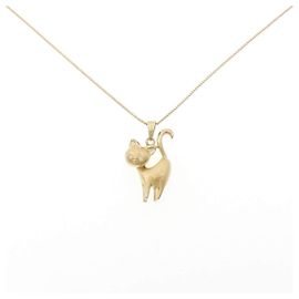 Autre Marque Au750 Katzen-Diamantcollier