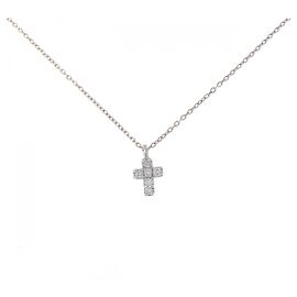 Autre Marque Collana di diamanti K10 Oro bianco K10 Oro rosa
