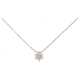 Autre Marque Collana K10 Pink Gold Diamond