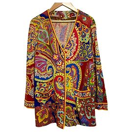 Cardigan con stampa paisley LEONARD FASHION