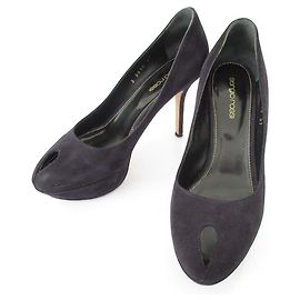 Autre Marque Décolleté aperte Sergio Rossi in camoscio