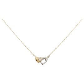 Autre Marque Collar de diamantes Au750 PT900