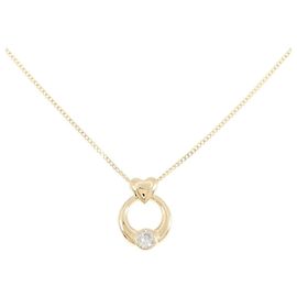 Autre Marque Collana Cuore con Diamanti Au750