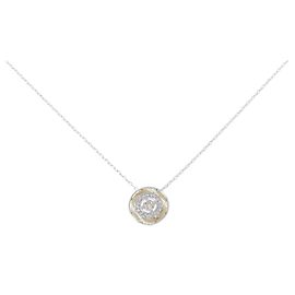 Autre Marque Collar de diamantes Au750 White Gold Au750 Yellow Gold