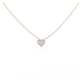 Autre Marque Collana di diamanti K10 Yellow Gold K10 White Gold
