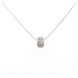Autre Marque Collar de diamantes PT950 K18WG