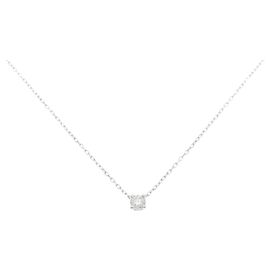 Autre Marque Collana in oro bianco Au750 e diamanti
