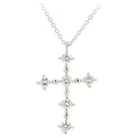 Autre Marque Collar Vendome Aoyama Diamond Pt900 Pt850