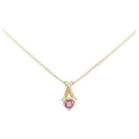 Autre Marque Collar Au750 Rubíes y Diamantes