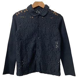 tricot COMME des GARCONS Lace Knit Sleeve Shirt