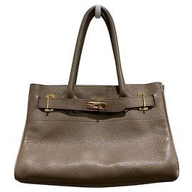 Autre Marque sita parantica Tote Bag aus Narbenleder