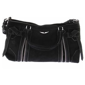 Bolsa de mão Madison Small Zadig & Voltaire em couro preto