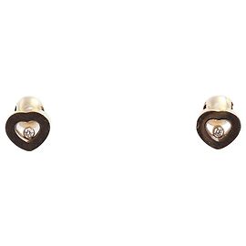 Chopard 18k Gold Happy Diamonds Icons Heart earrings