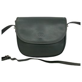 Gucci Vintage GG Logo Schultertasche aus Leder