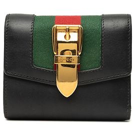 Gucci Sherry Line Sylvie Tri-fold Wallet