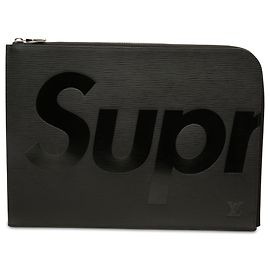 Louis Vuitton Black Supreme Epi Pochette Jour GM
