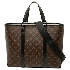 Louis Vuitton Brown Monogram Macassar Weekend Tote PM