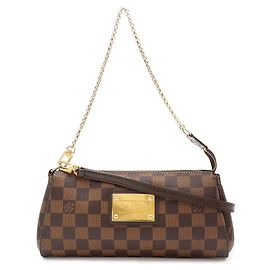 Louis Vuitton Damier Eva Handbag Pouch Clutch Bag