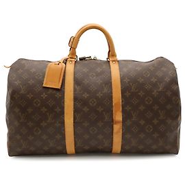 Louis Vuitton Monogram Keepall 50 Boston Bag