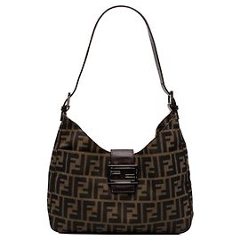 Borsa a tracolla Fendi Zucca Mamma Bucket