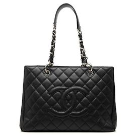 Chanel Matelassé Coco Mark GST Grand Shopping Chain Tote Bag