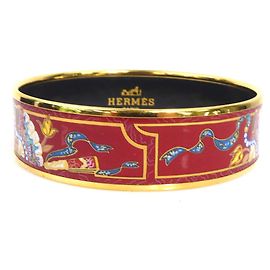Hermès Bracciale Rigido in Smalto Multicolor Hermes