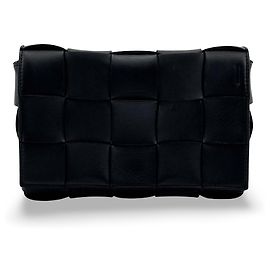 Bottega Veneta Cassette Maxi Intrecciato Leather Small