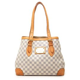 Louis Vuitton Damier Azur Hampstead MM Tote Bag N51206
