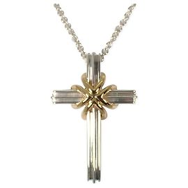 Autre Marque Collana con Pendente Croce Signature Tiffany & Co. 925 750