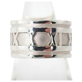 Autre Marque Tiffany & Co. Atlas breiter Ring aus Sterling Silber 925